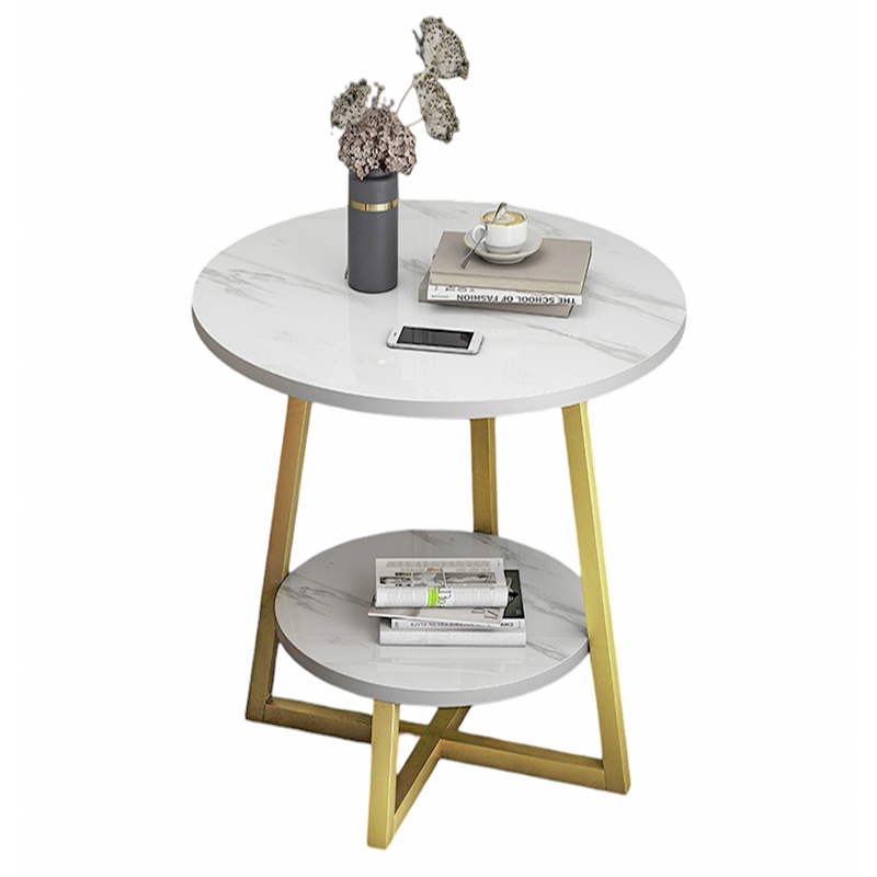 Mesa de Centro Golden Carrara 48cm