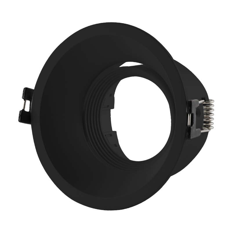 Ojo de Buey Móvil Negro Mate 93mm GU10 Eurolight