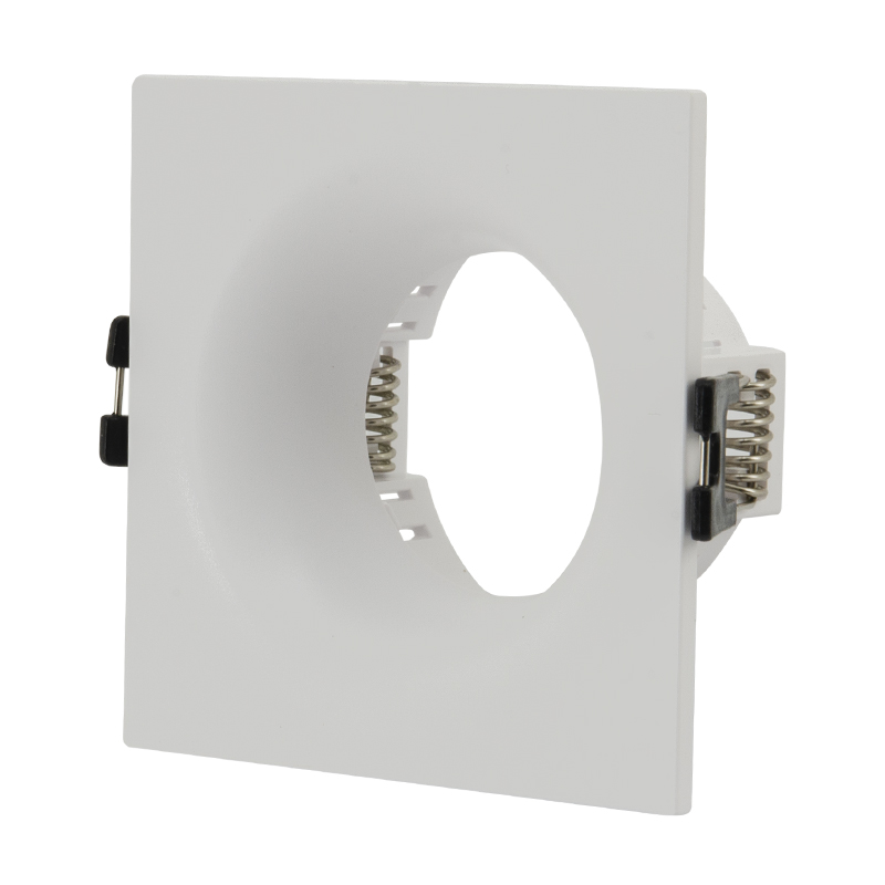 Ojo de Buey Fijo Blanco Mate 86x86mm GU10 Eurolight