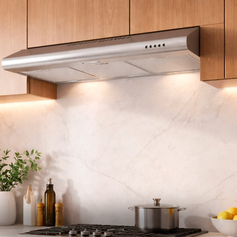 Campana Boreal 90cm Inoxidable Mastermaid