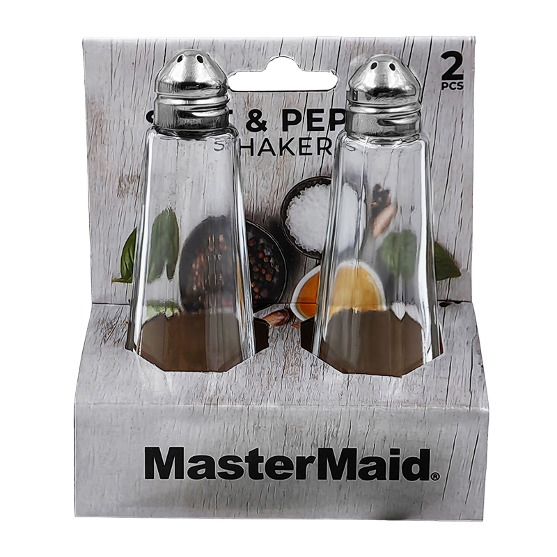 Salero y Pimentero de Vidrio Mastermaid