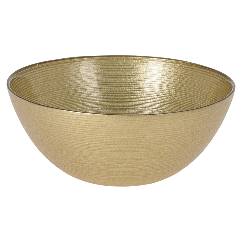 Bowl de Vidrio Dia Dorado 15cm