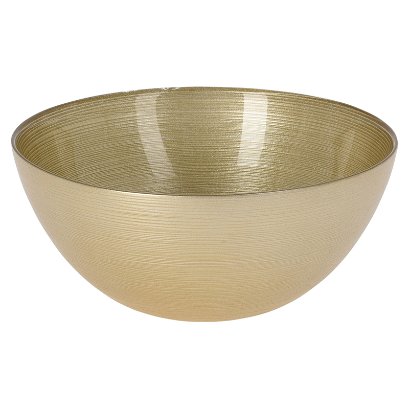 Bowl de Vidrio Dia Dorado 21cm 