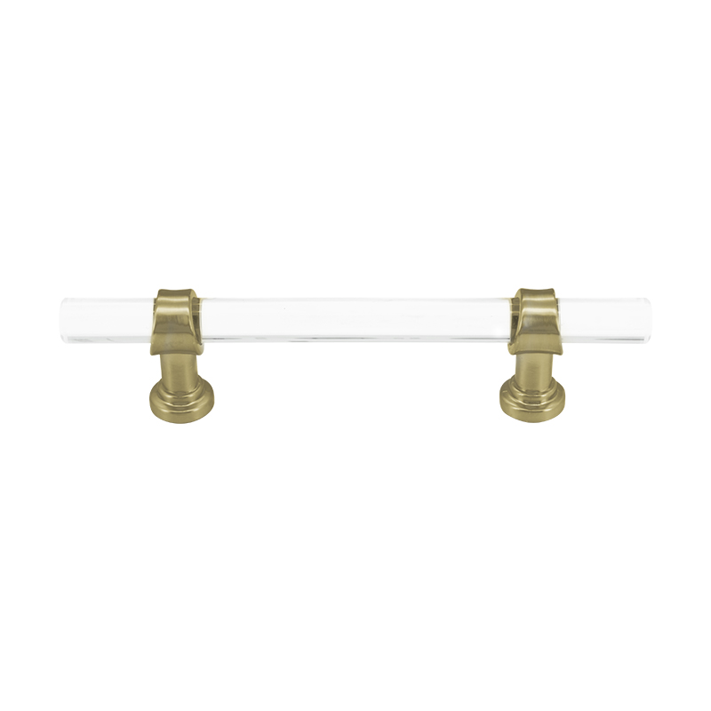 Tiradera Crystal 96mm Oro Mate
