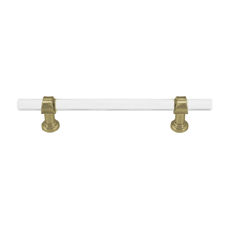 Tiradera Crystal 128mm Oro Mate
