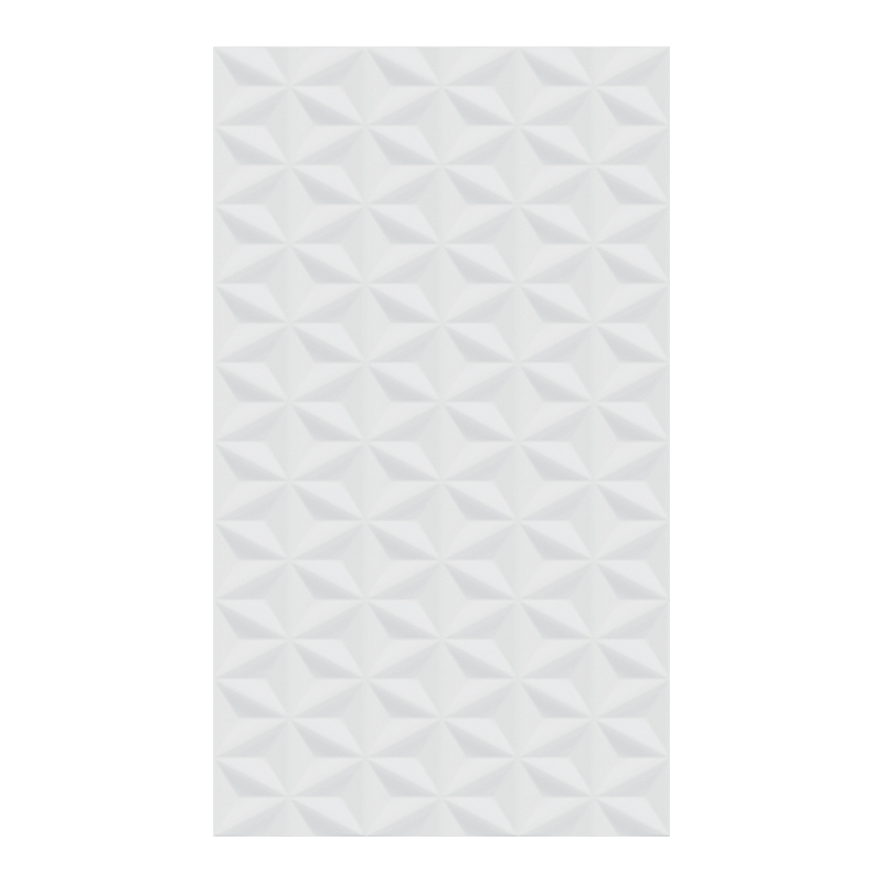 Cerámica 33x57cm Pyramid Blanco Brillo