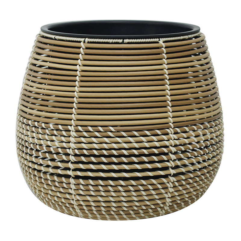 Macetero Longan Crema 44x36cm