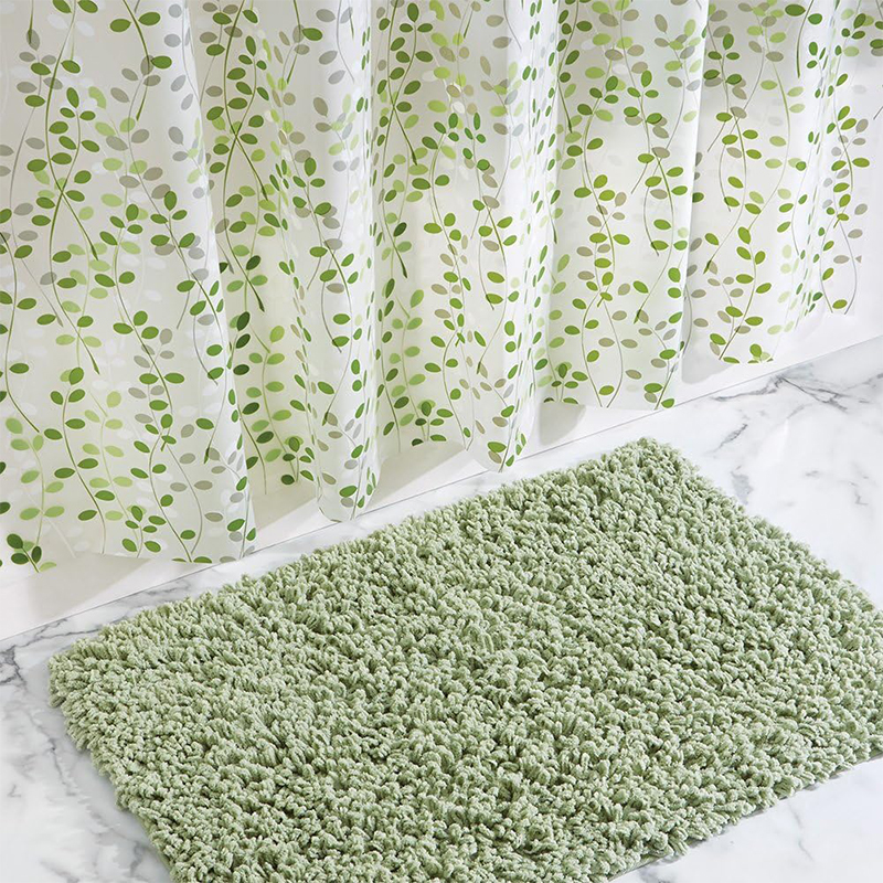 Cortina de Baño Peva 183x183cm Interdesign