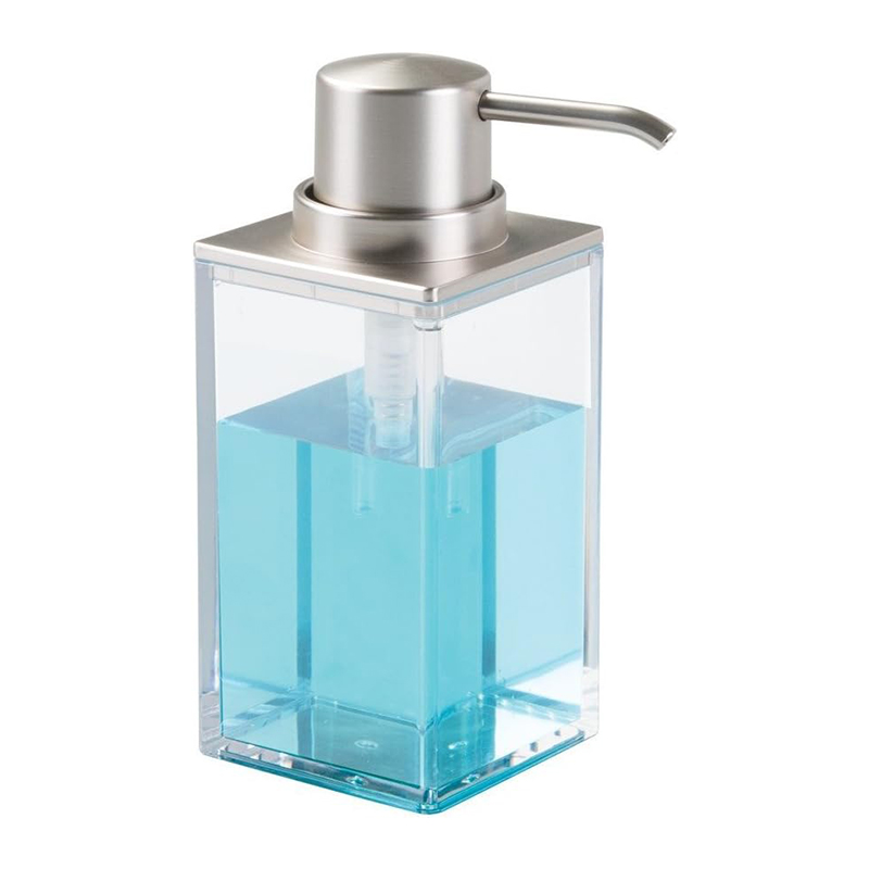 Dispensador de Jabón Líquido Transparente Satín 