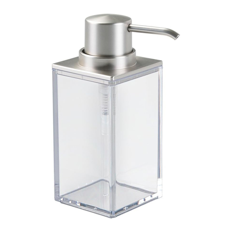 Dispensador de Jabón Líquido Transparente Satín 