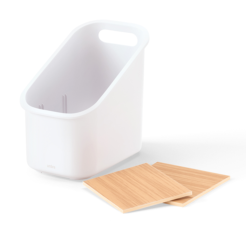 Porta Utensilios Bellwood Blanco Natural Umbra