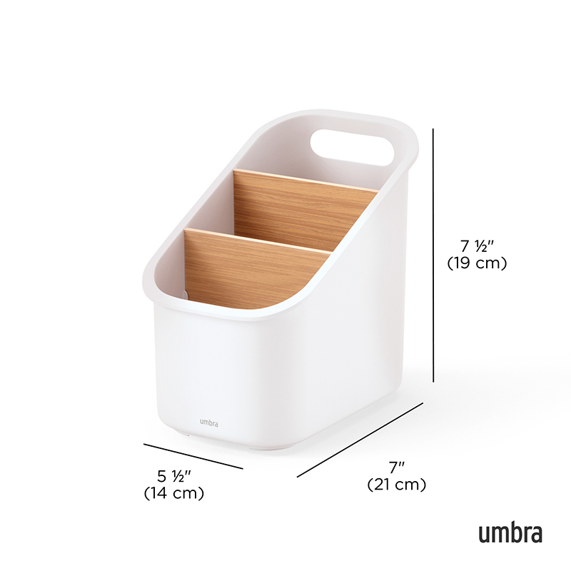 Porta Utensilios Bellwood Blanco Natural Umbra