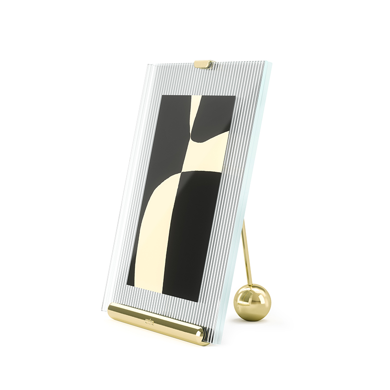 Portaretrato Flute 10x15cm Dorado Umbra 
