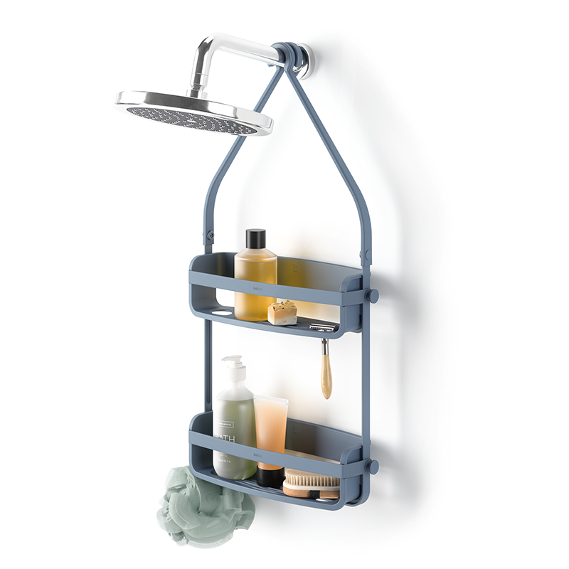 Organizador para Ducha Flex 2 Niveles Azul Umbra