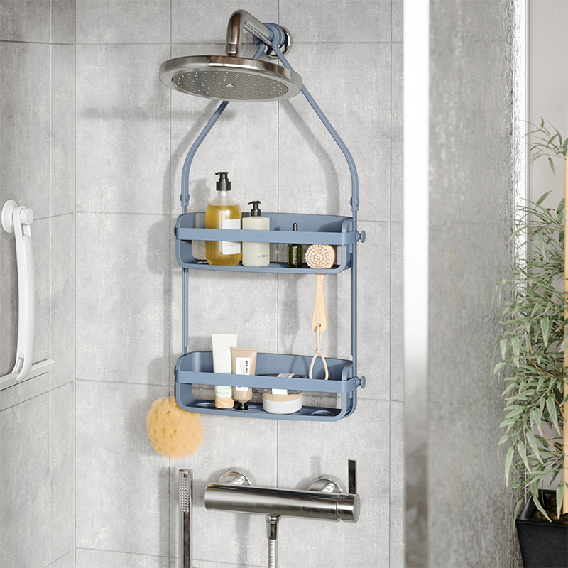 Organizador para Ducha Flex 2 Niveles Azul Umbra