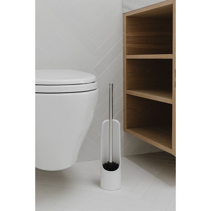 Porta Cepillo para Baño Touch Blanco Umbra