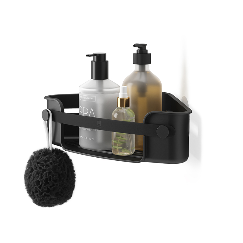 Organizador Esquinero para Ducha Flex Negro Umbra