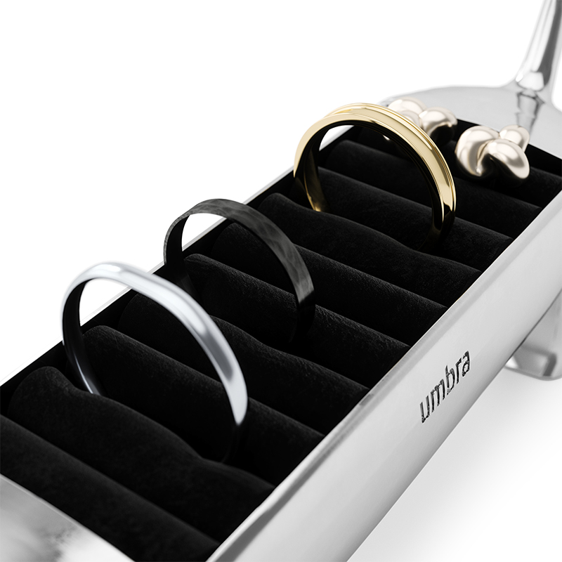 Porta Joyas Dachsie Cromo Umbra