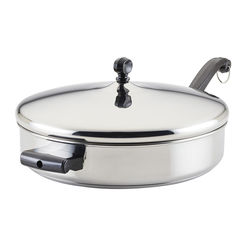 Sartén 4.3 Litros con Tapa Classic Inoxidable Farberware 