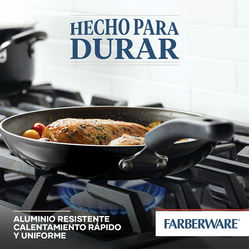 Ollas 15 Piezas Diamondmax Negro Farberware