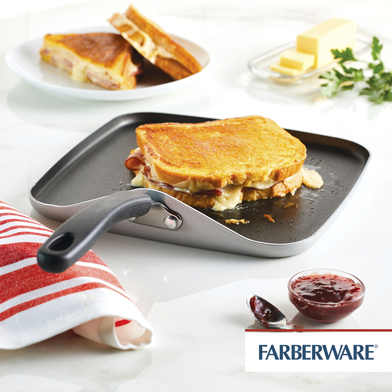 Plancha Cuadrada Diamondmax 28cm Farberware