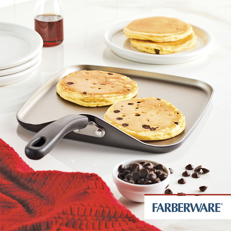 Plancha Cuadrada Diamondmax Pewter 28cm Farberware