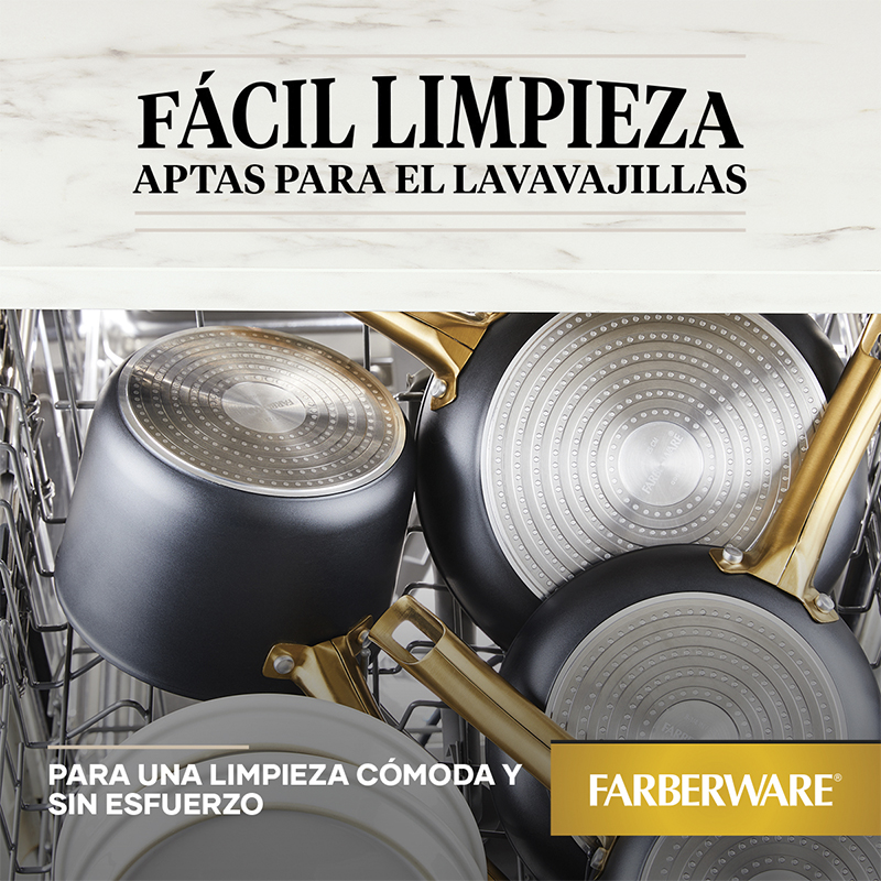 Sartén 25cm Inducción Cerámico Golf Farber