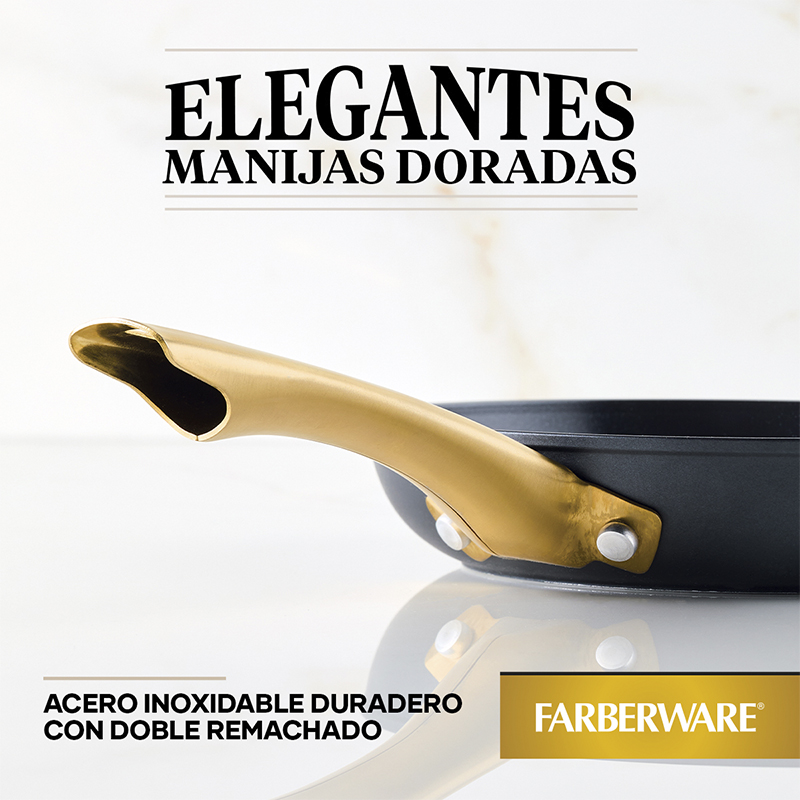 Sartén 25cm Inducción Cerámico Golf Farber