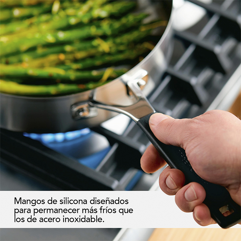 Ollas 10 Piezas Inducción Inoxidable Kitchenaid 