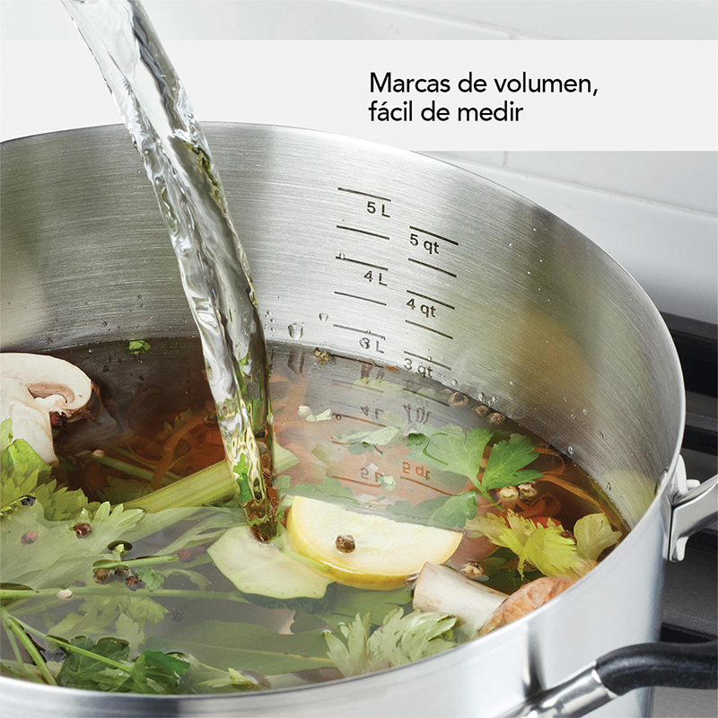 Ollas 10 Piezas Inducción Inoxidable Kitchenaid 