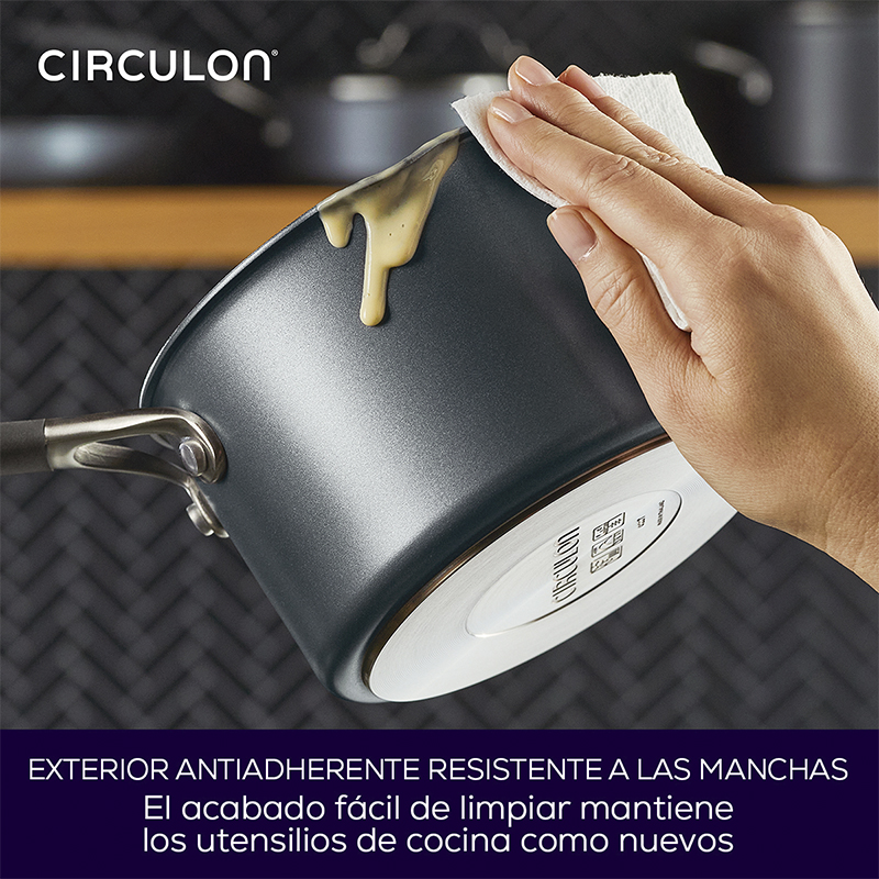 Ollas 8 Piezas Inducción Scratchdefense Circulon 