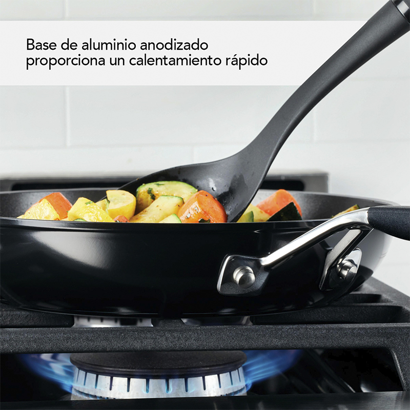 Sartén Set 2 Piezas 21  25cm y 21cm Anodizado 