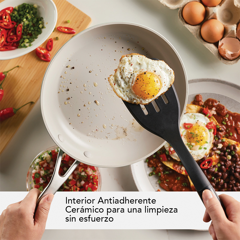 Ollas Juego 10 Piezas Anonized Pistachio Kitchenaid