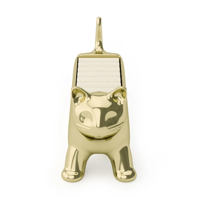 Porta Anillos Ali Cat Dorado