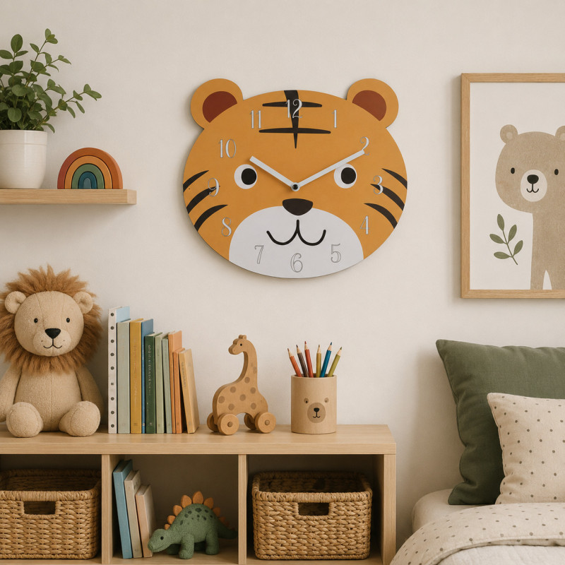 Reloj de Pared Tigre 28cm