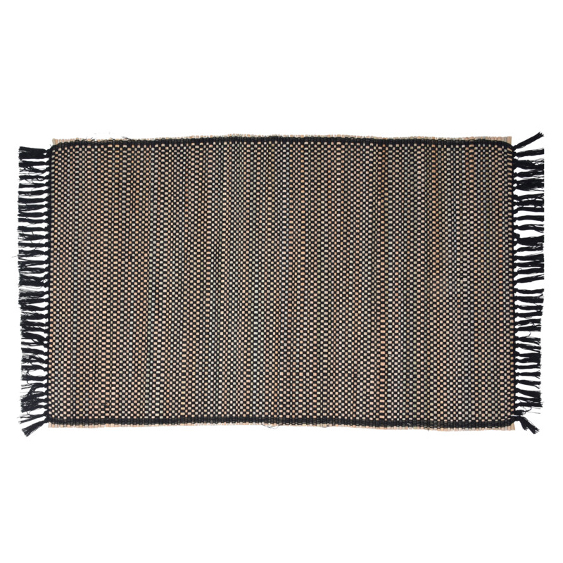 Alfombra Bambú 60x90cm Negra