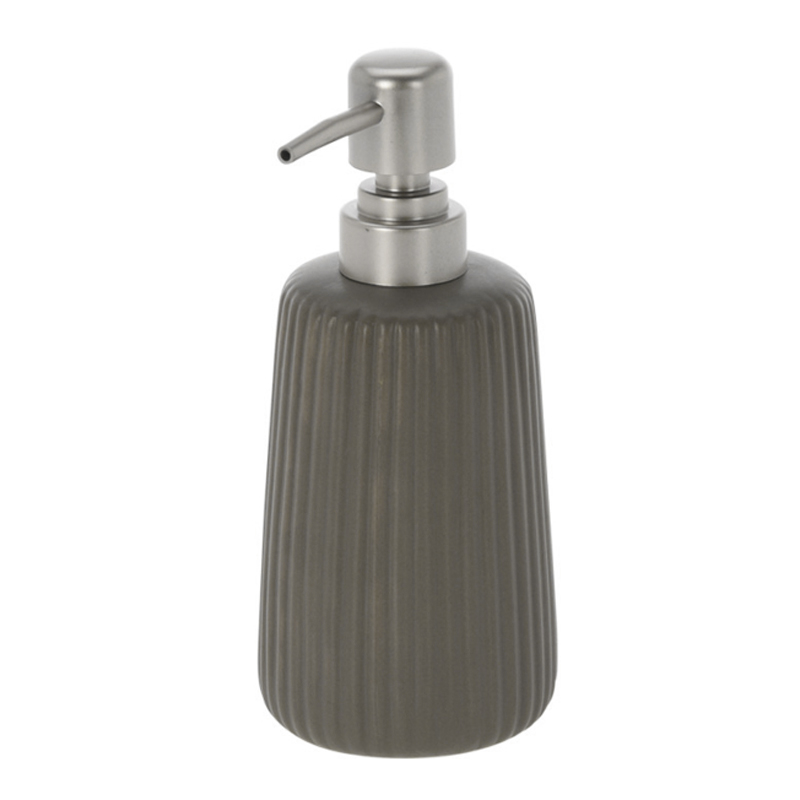 Dispensador de Jabón Cerámica Taupe