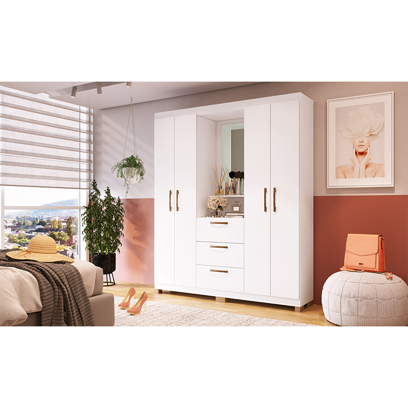 Armario Arapua 4.3 183x156x45cm Blanco