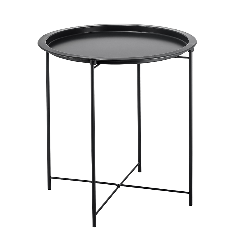 Mesa Lateral Bandeja Negra 47x50.5cm