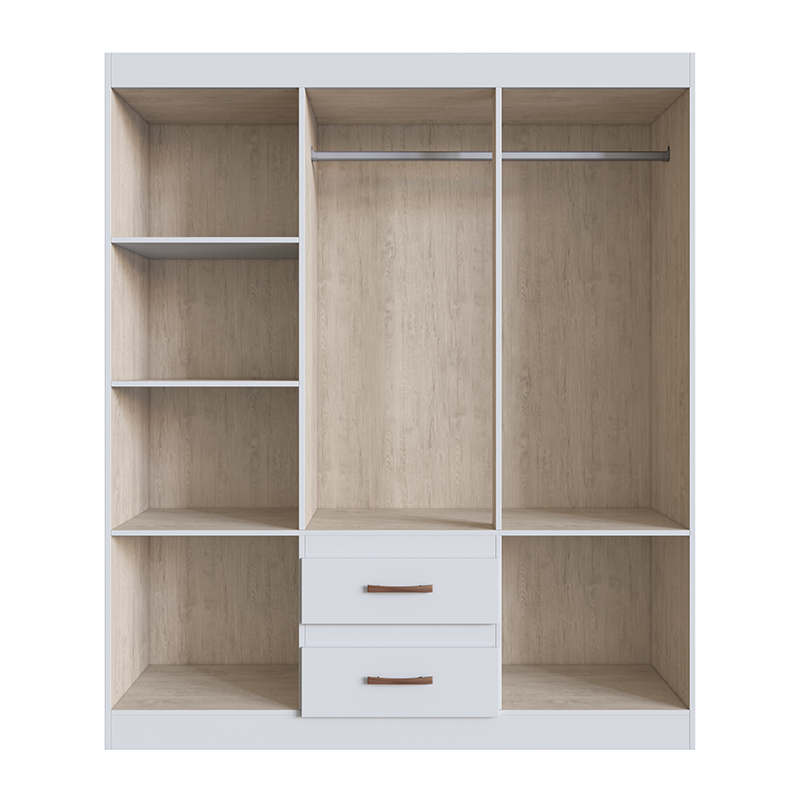 Armario Doce 6.2 183x156x40cm Nuez Blanco