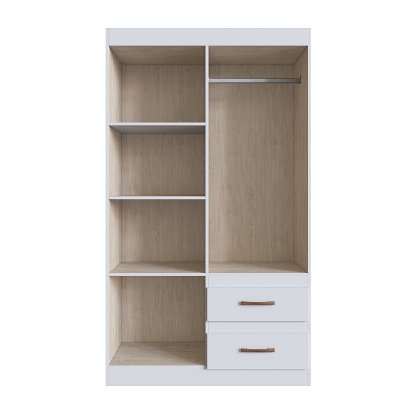 Armario Arcos 4.2 183x104x40cm Nuez Blanco