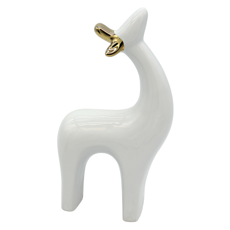 Reno Cerámica 18.5cm Blanco Oro