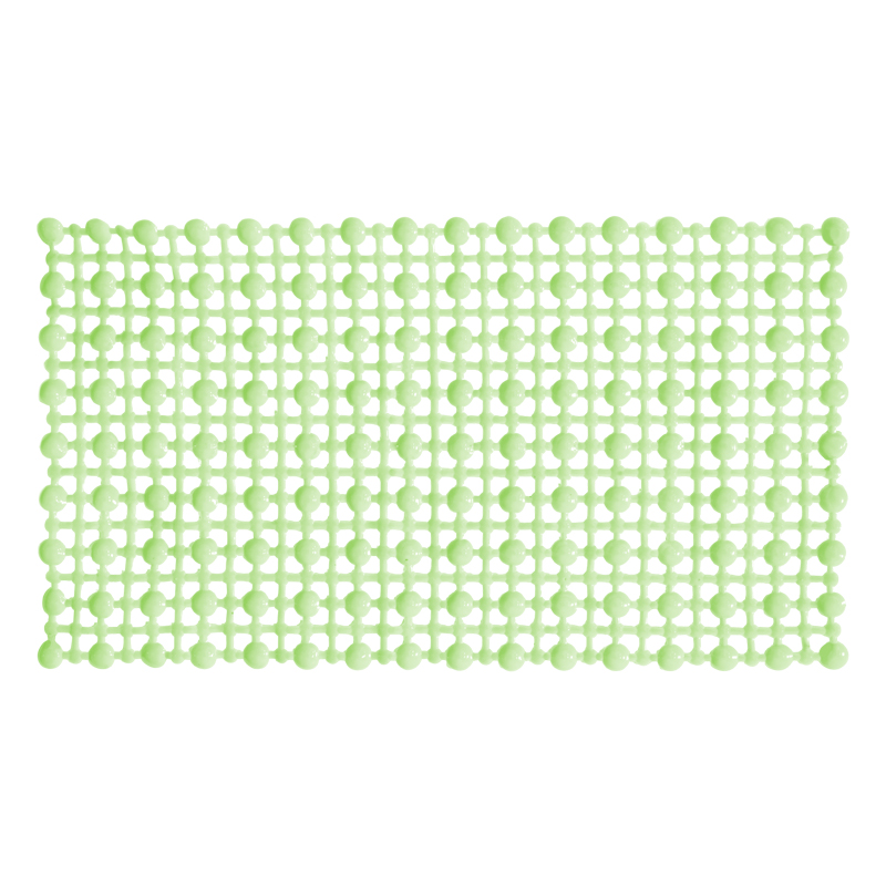 Alfombra Recta de Pvc para Baño Verde 65X35cm
