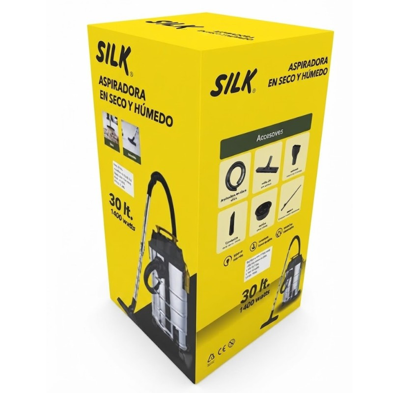 Aspiradora seco/mojado 1 400 W SILK®30 L