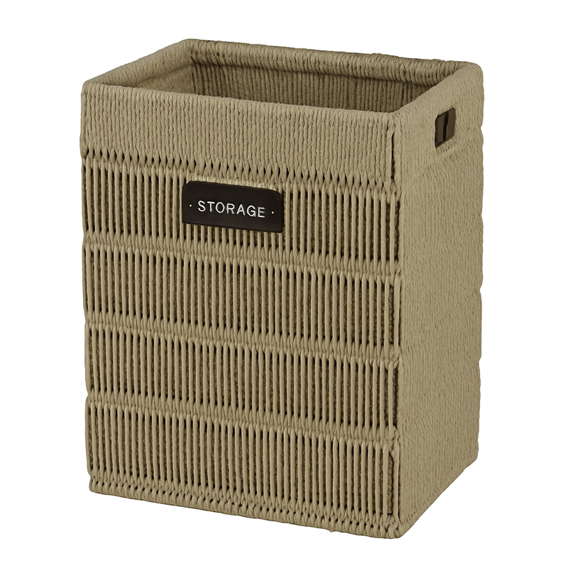 Cesto Tejido Bali Natural con Tapa 36X49,5X26cm