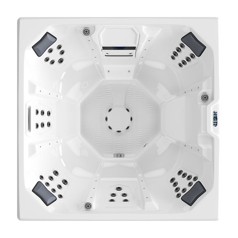 Jacuzzi Spa 210x210x90cm 50 Jets con Calentador