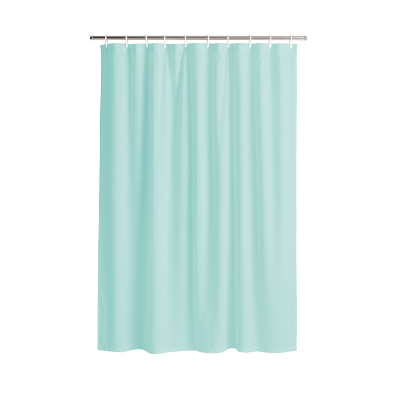 Cortina de Baño Tela Solid Cyan 180X180cm