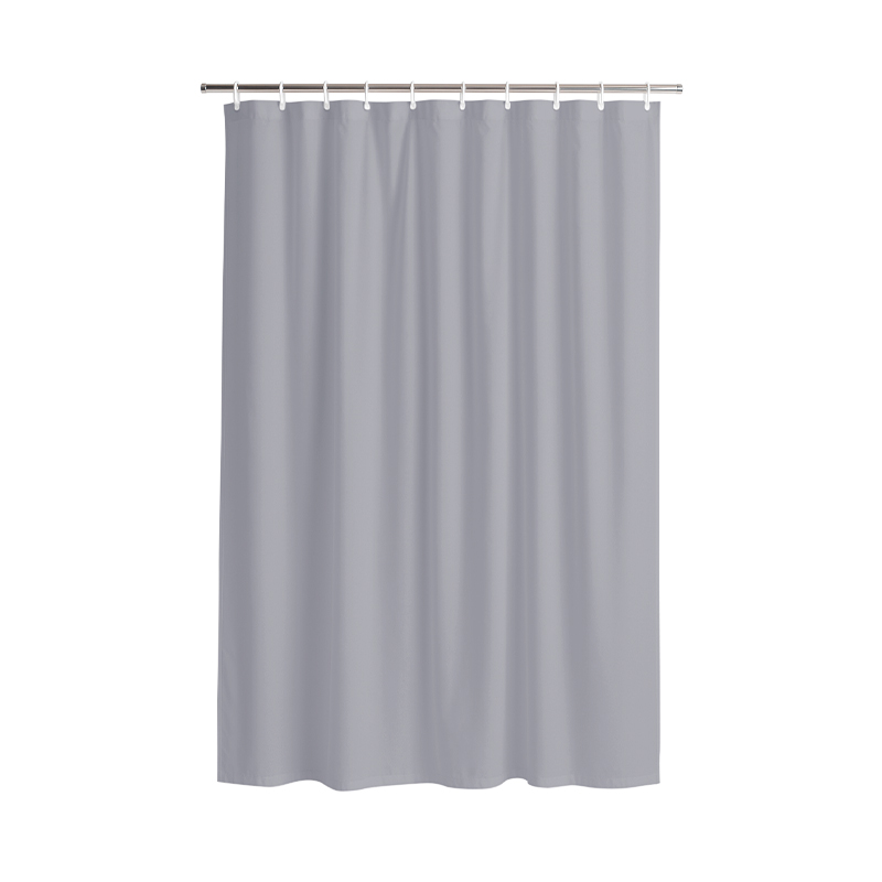 Cortina de Baño Tela Solid Gris 180X180cm