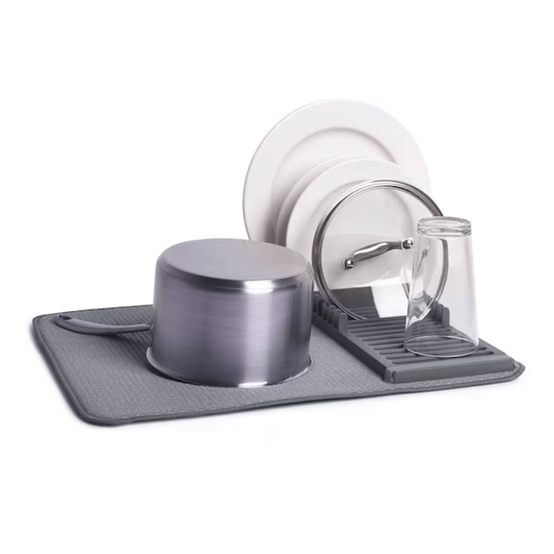 Platera Aidry Gris con Tapete Umbra