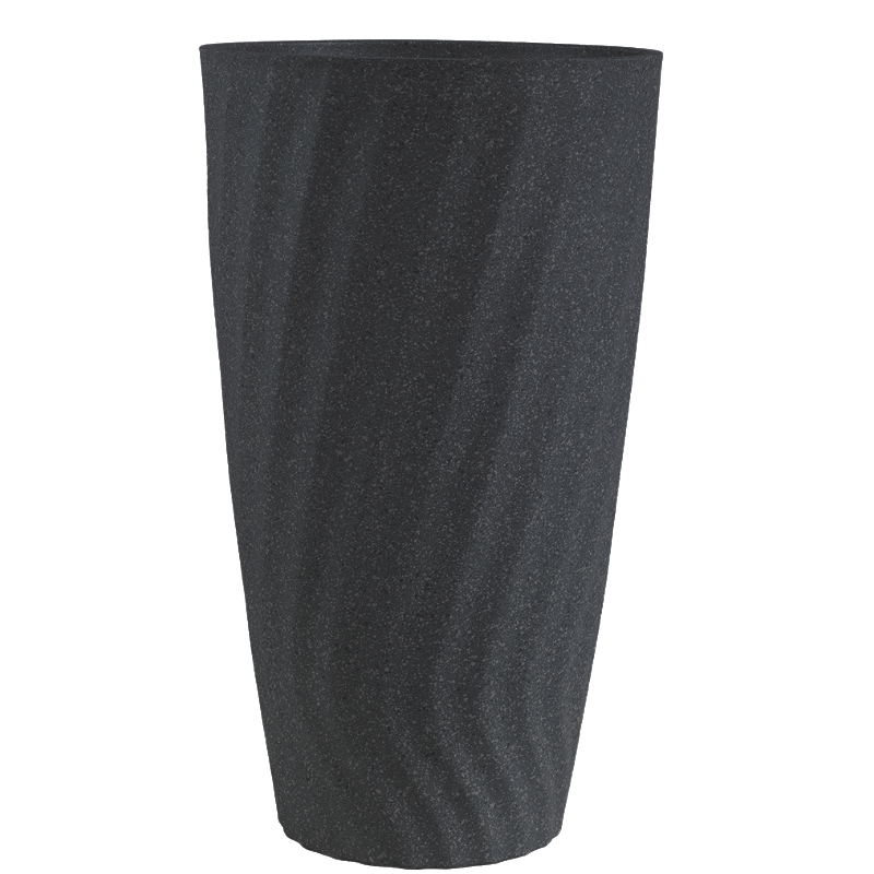 Porta Macetero Gris Twist 49x28cm